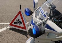 Zapeljal s ceste in trčil v drevo