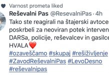 Foto tedna: Intervencija DARSa, policije, reševalcev in gasilcev