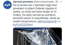 Izjava tedna: Ceste v Savinjski regiji letos terjale že 12 življenj