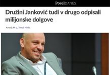 Izjava tedna: Družini Janković odpisali milijonske dolgove