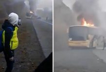 Zagorel avtobus poln mladih ministrantov