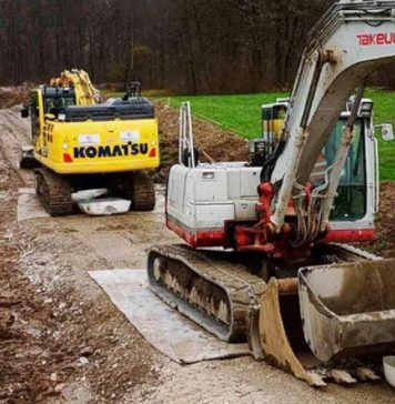 Na trasi kanala C0 se nadaljujejo težave: Lastniki zemljišč v sporu z izvajalci