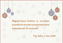 Blagoslovljene božične praznike