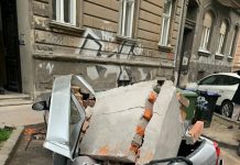 Hrvaško stresel močan potres, ljudje v paniki belžali na ulice