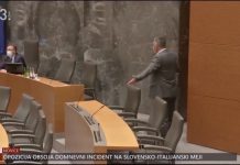(Video) Grob napad v hramu demokracije. Nemcu popustili živci