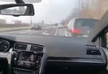 Grozljivo! Ljubljančan smrtno nevarno prehiteval in to objavil na spletu (Foto)