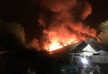 V Ljubljani zagorelo 8000 kvadratnih metrov veliko skladišče. Gasili vso noč! Slike!