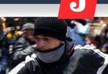 (Video) Prepoznate osebo, ki je na včerajšnjem protestu napadla policista? Je to Ljubljančan, ki je napovedoval boj s policisti?