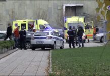 (Video) Državljan BiH z nožem nad policiste. Odjeknili tudi streli