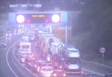 Tragična nesreča na gorenjski avtocesti, umrl voznik