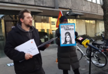 Ne preseneča! Jenull in njegovi pajdaši pred RTV lepili plakate v podporo Tarči