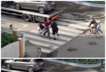 (Video) Incident v Šiški: Redar s kolesa nasilno potegnil gospoda