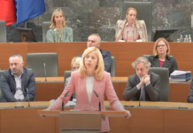 Bobnarjeva na interpelaciji zagotavljala, da je Slovenija varna država. Bo po krutem napadu migranta v Ljubljani odstopila?