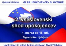 Upokojenke in upokojenci želijo le dostojno življenje!