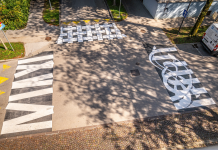 Trajni ukrep Evropskega tedna mobilnosti: V Ljubljani zarisali posebne prehode za pešce v bližini Špice