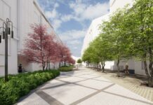 V centru se je začela rekonstrukcija Čufarjeve ulice med Resljevo cesto in Kotnikovo ulico