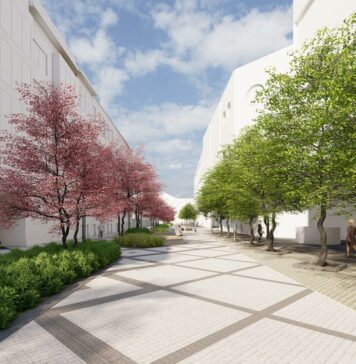 V centru se je začela rekonstrukcija Čufarjeve ulice med Resljevo cesto in Kotnikovo ulico