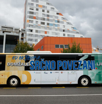 Avtobusi LPP bodo od 1. oktobra vozili tudi do Domžal