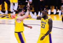 Luka Dončić s 14 točkami navdušil na debiju ob zmagi Lakersov!