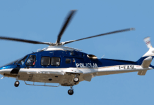 Sojenje za umor: Strogi varnostni ukrepi, helikopter v zraku, obtoženi na zatožni klopi