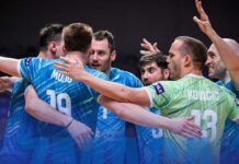 Slovenska odbojkarska reprezentanca po napetem boju izgubila proti Italiji, čaka jih bitka za 3. mesto