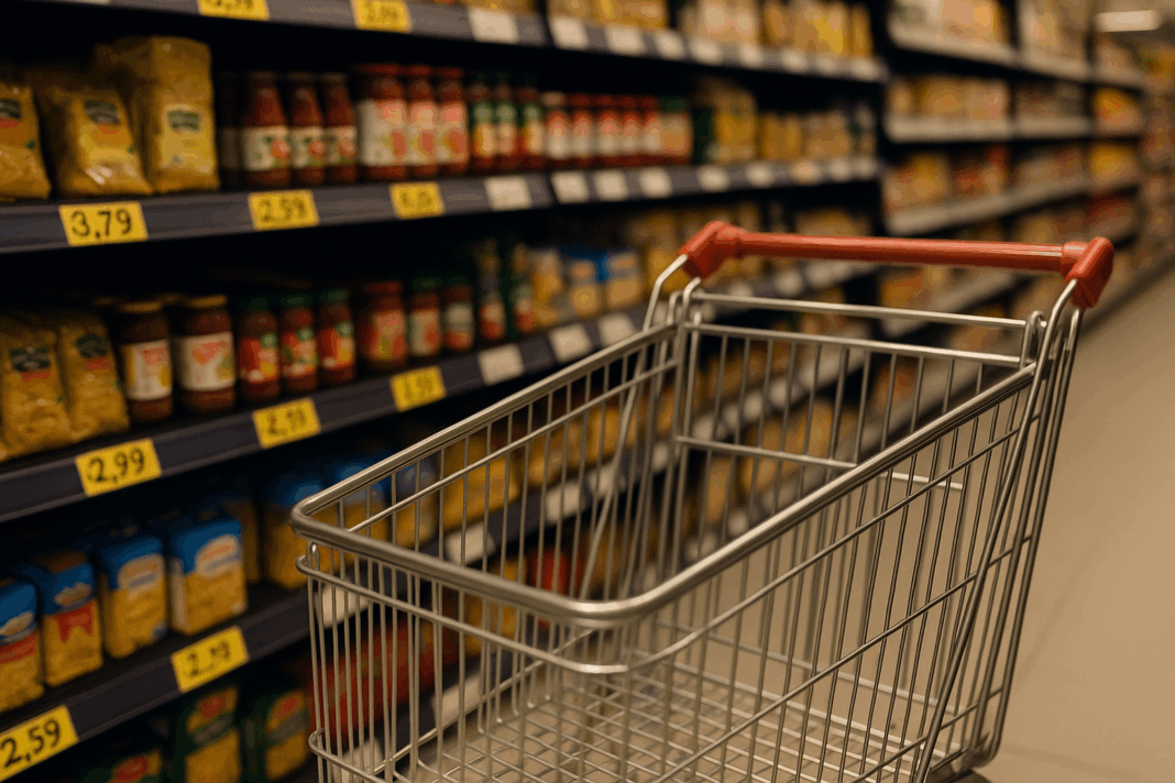 trgovina, nakupovanje, voziček