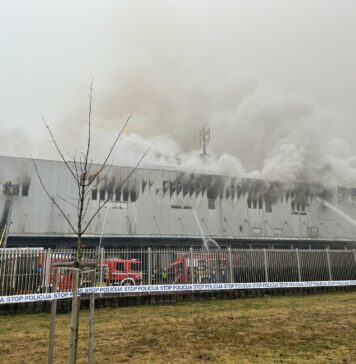 Obsežen požar v BTC-ju: Policija opravlja ogled, kaj sporoča trgovec, kakšne so posledice in vpliv na okolje