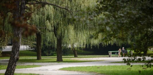 Prenovljeni Bloudkov park v Tivoliju navdušuje z zgodovinskim šarmom
